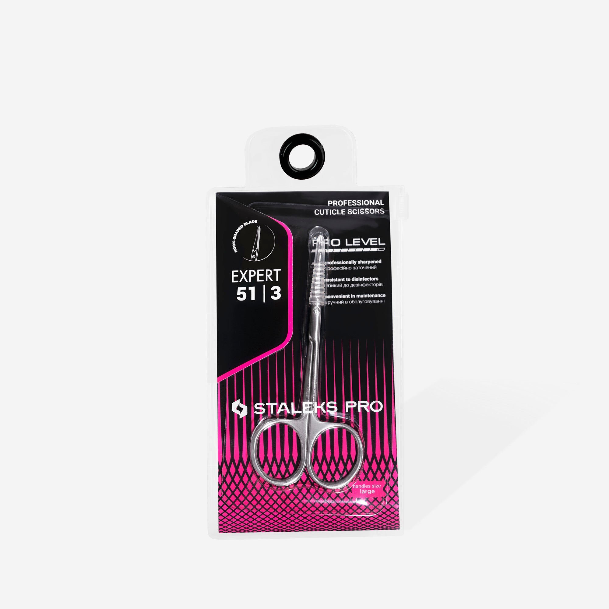 STALEKS EXPERT 51 TYPE 3 Tijeras profesionales para cutículas con gancho