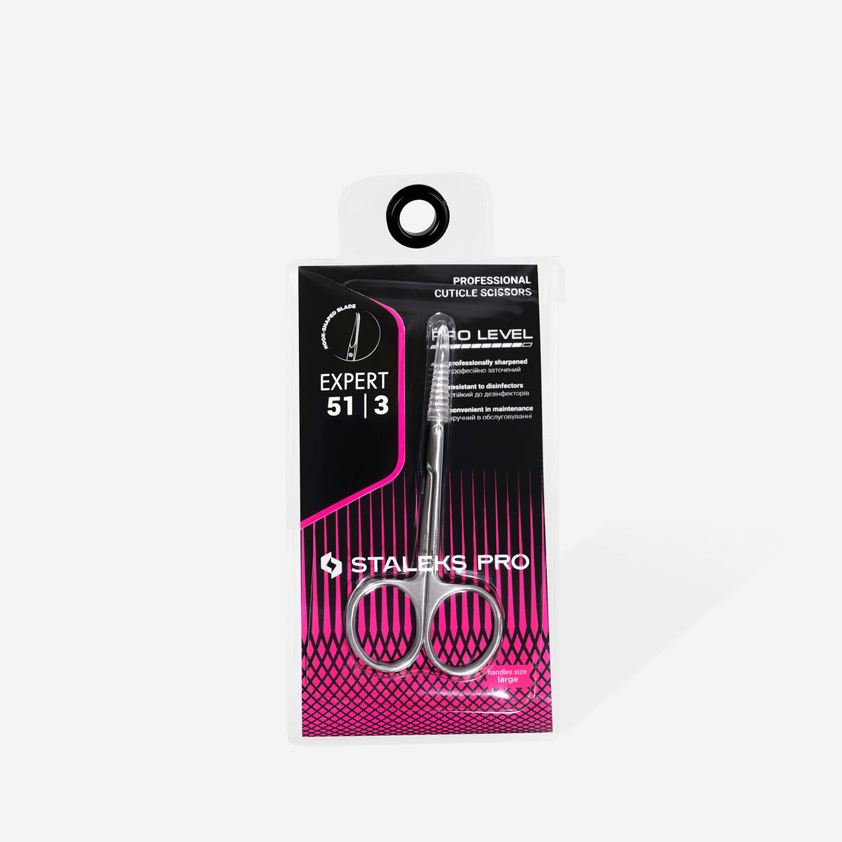 STALEKS EXPERT 51 TYPE 3 Tijeras profesionales para cutículas con gancho