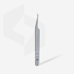 Professional eyelash tweezers with fiber tips EXPERT 45 TYPE 8 (mini L)