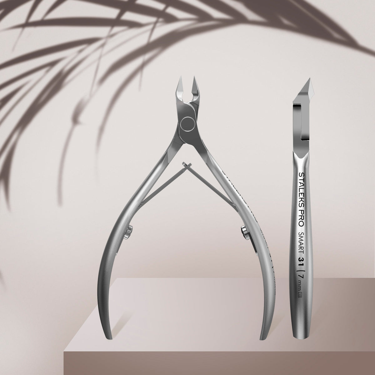 STALEKS SMART 31 Alicates profesionales para la piel, 7 mm