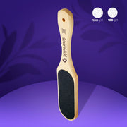 STALEKS BEAUTY & CARE 10 TYPE 1 Double-sided wooden foot file, 100/180 grit