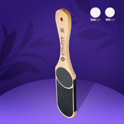Dụng cụ chà gót chân bằng gỗ BEAUTY & CARE 10 LOẠI 3  Độ nhám  60/80/100/120 