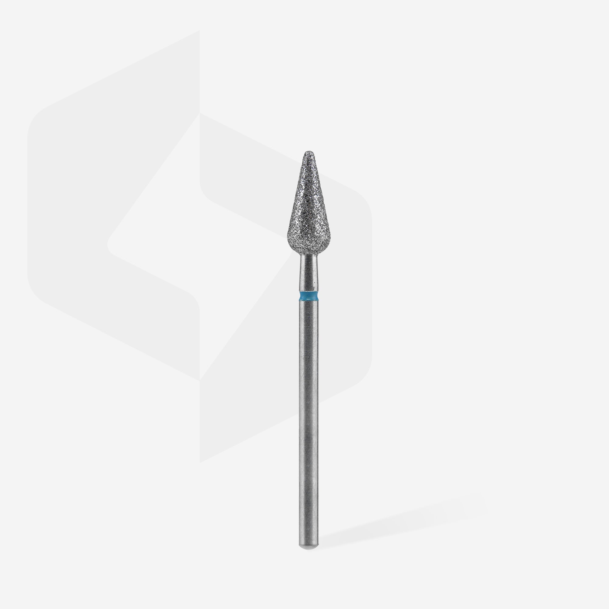 Mũi mài móng kim cương hình que diêm EXPERT vạch xanh lá, đường kính đầu 2,3 mm, chiều dài đầu mài 5 mm