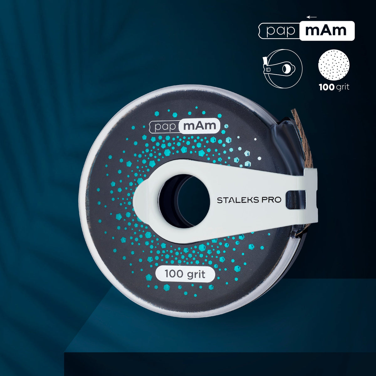 Disposable abrasive tape papmAm EXCLUSIVE  in a plastic case
