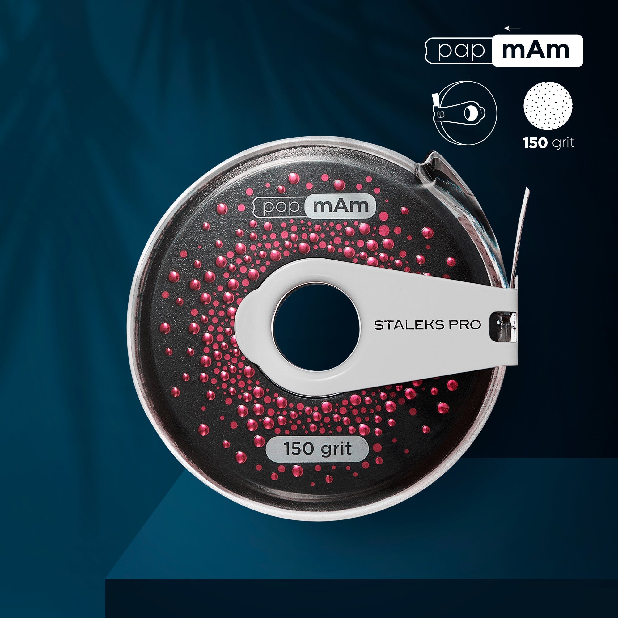 Disposable abrasive tape papmAm EXCLUSIVE  in a plastic case