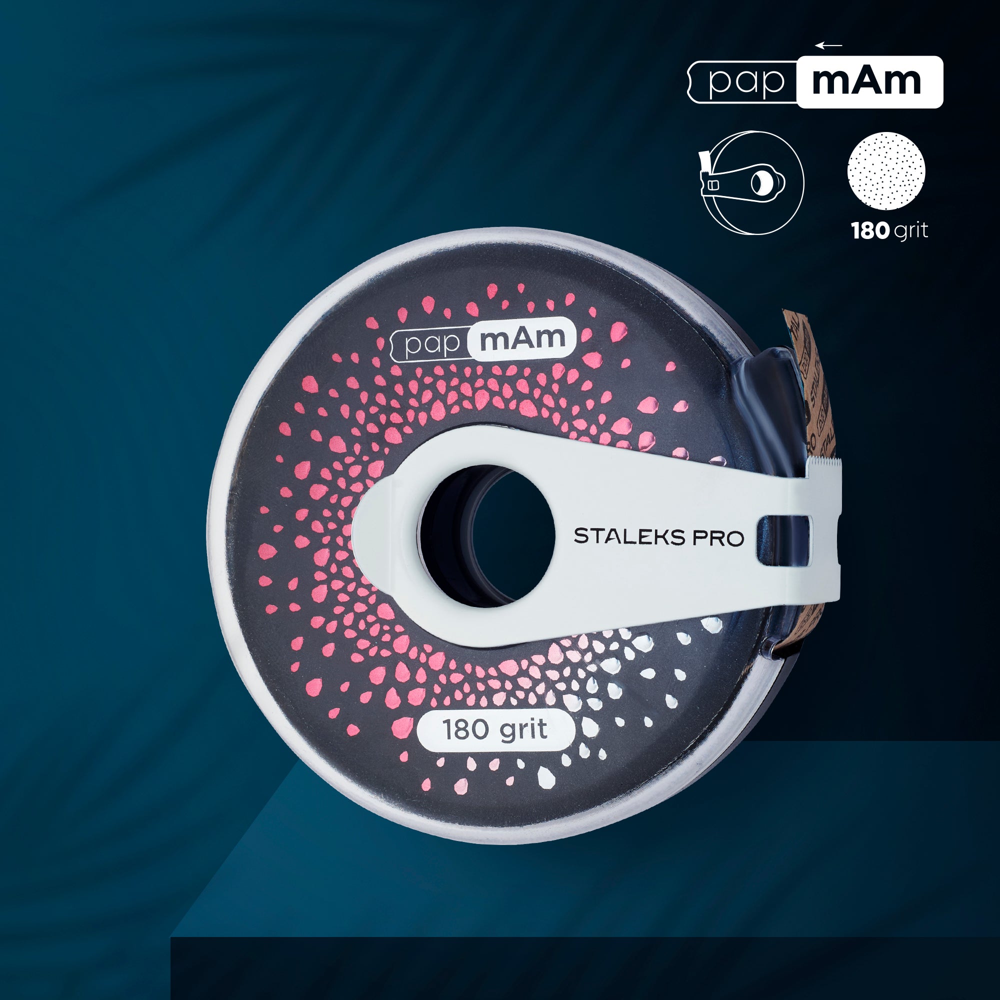 Disposable abrasive tape papmAm EXCLUSIVE  in a plastic case