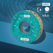Băng nhám dùng một lần màu trắng papmAm EXPERT Độ nhám 100 grit dùng cho hộp nhựa