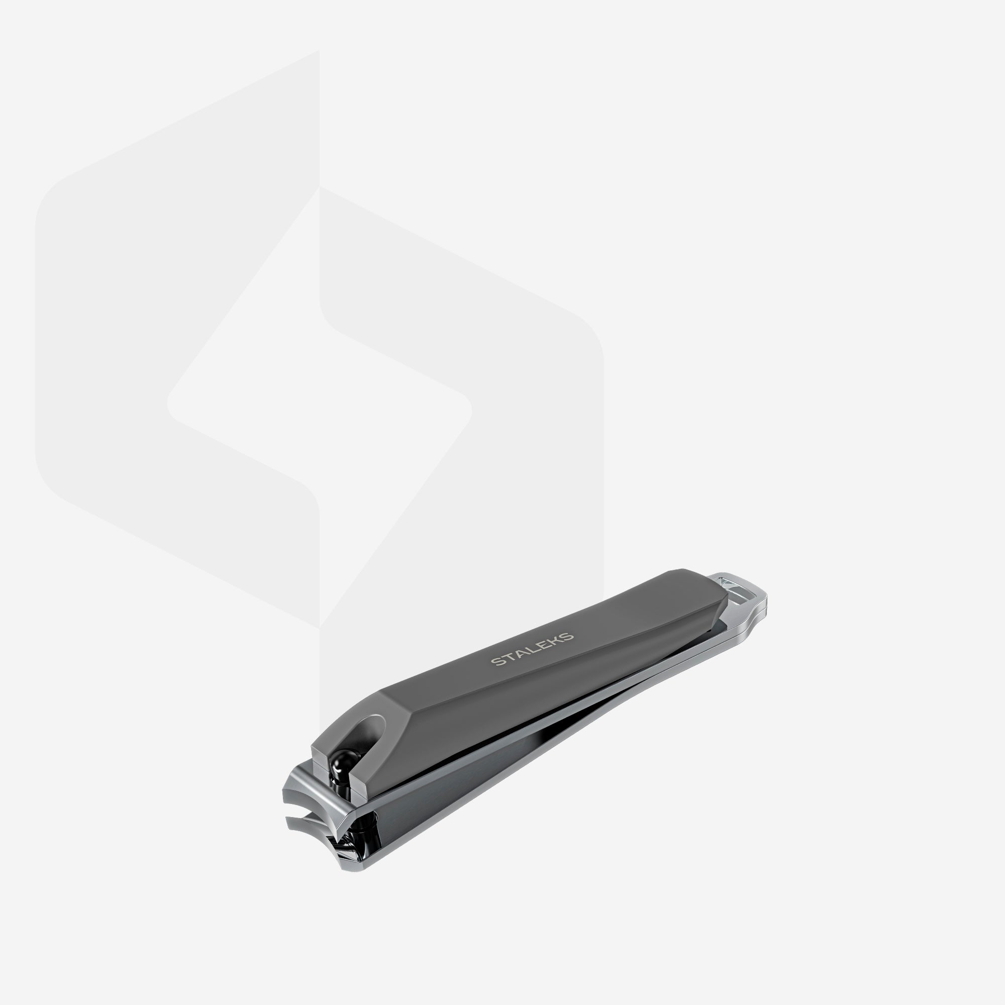 STALEKS BEAUTY & CARE 51 Nail clipper large with matte handle and nail file