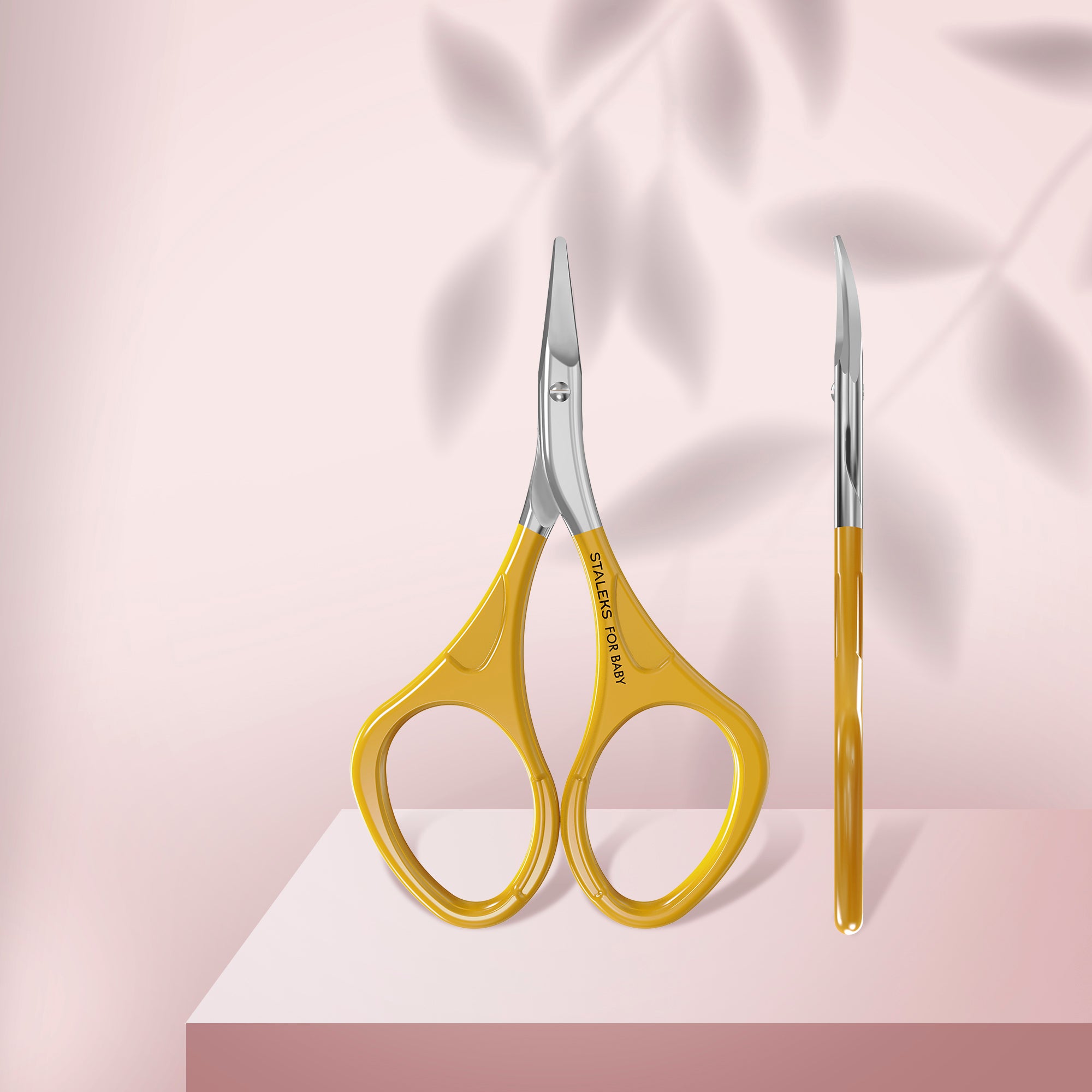 Nail scissors for baby 0+ yellow BEAUTY & CARE 11 TYPE 8
