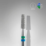 STALEKS EXPERT Fresa diamantada DUO «cono» azul-verde, diámetro 2,5 mm, parte de trabajo 8 mm