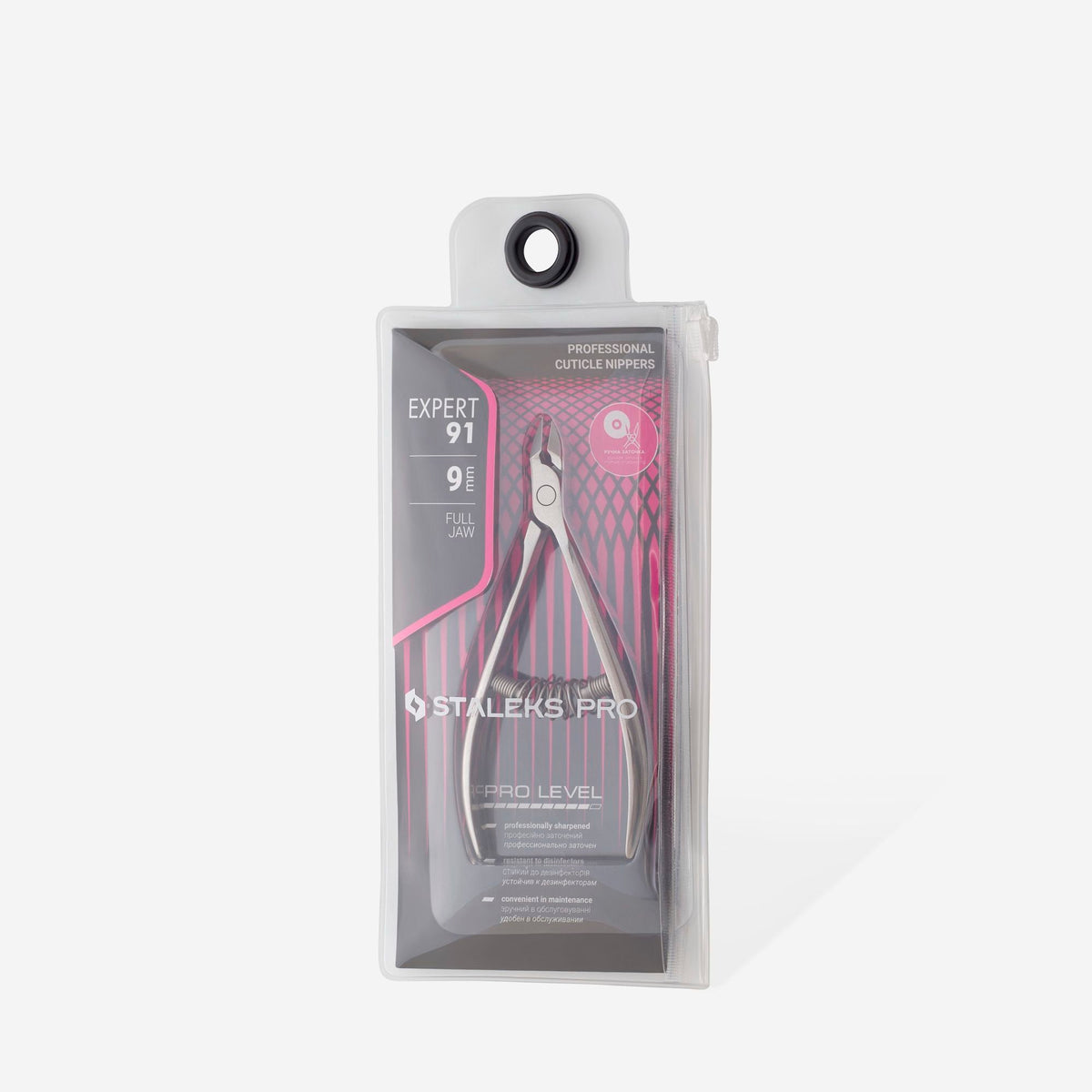 STALEKS EXPERT 91 Alicates profesionales para la piel, 9 mm