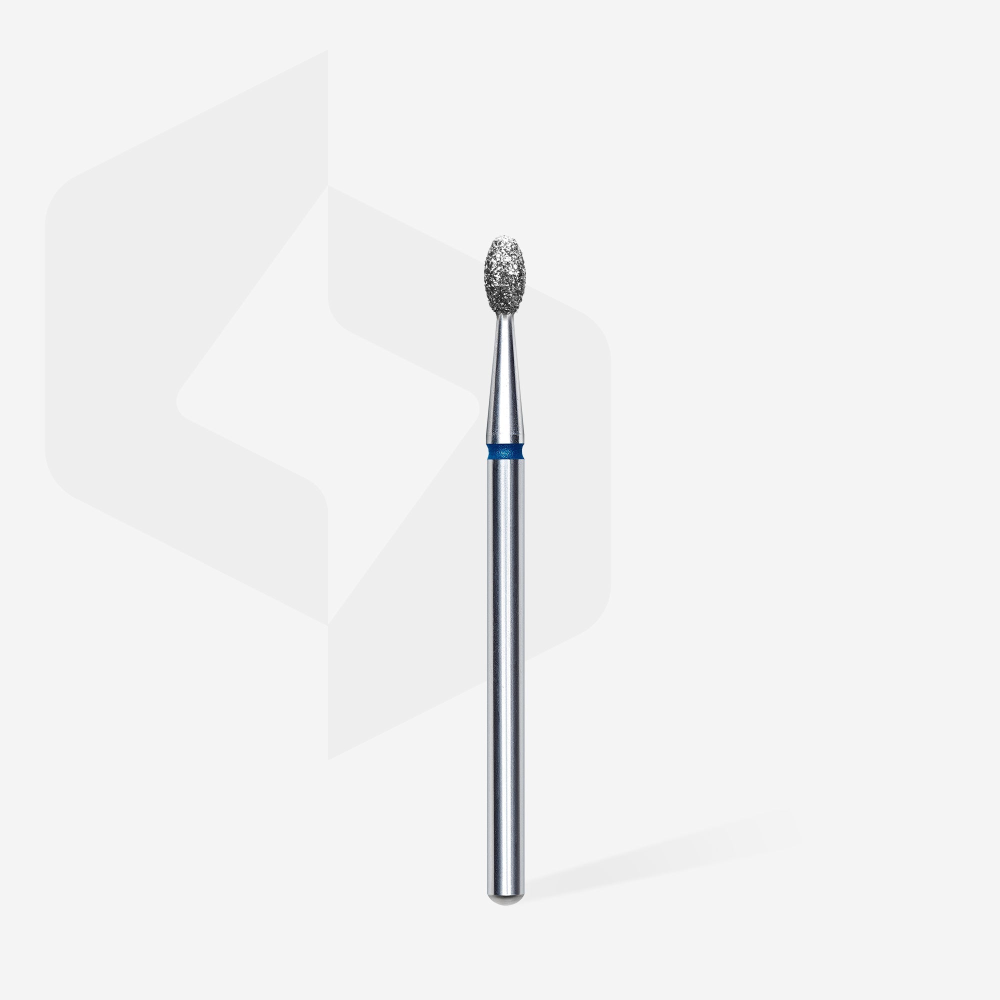 STALEKS EXPERT Diamond nail drill bit olive blue, head diameter 2,5 mm, working part 5 mm