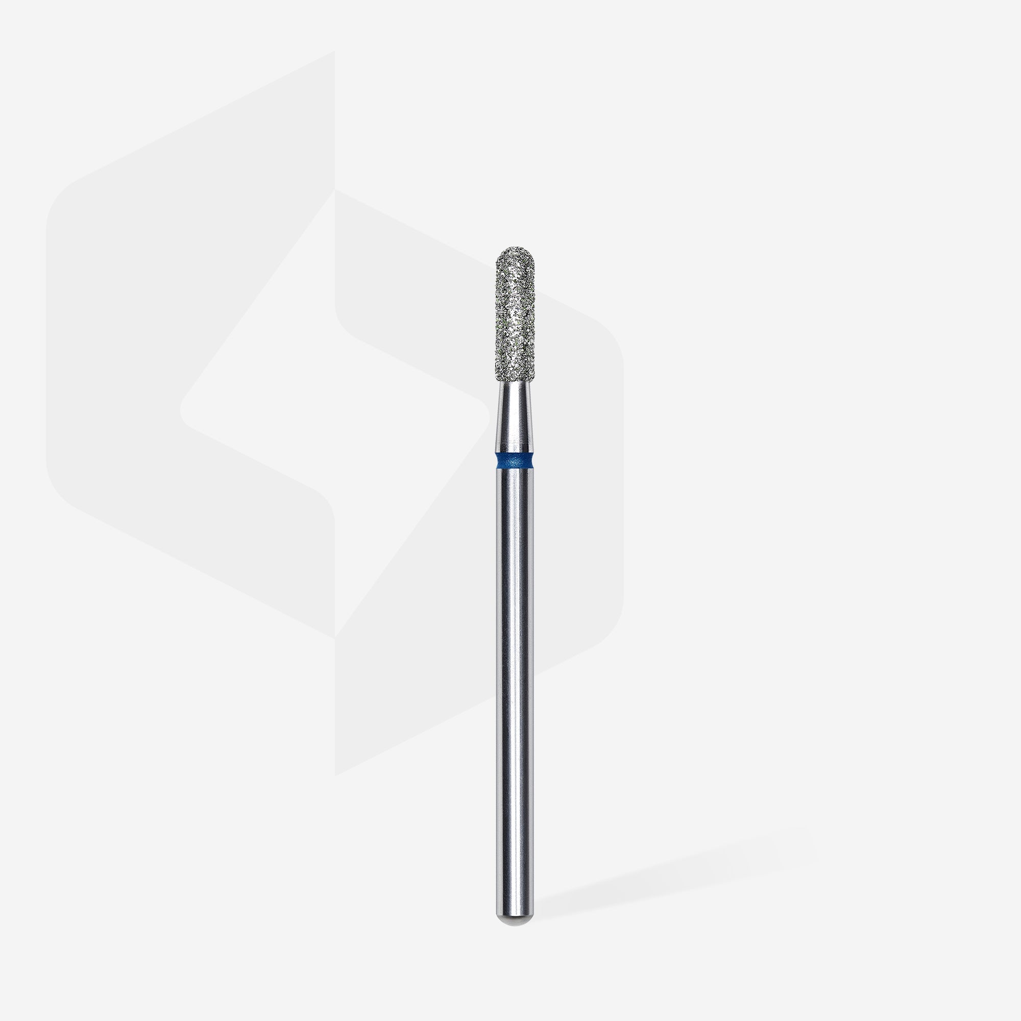 STALEKS EXPERT Diamond nail drill bit rounded cylinder blue, head diameter 2,3 mm, working part 8 mm