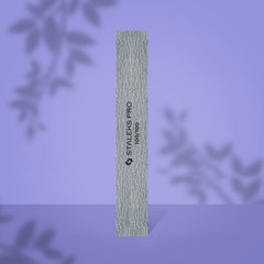 STALEKS Straight wide mineral nail file 100/100 grit (25 pcs)