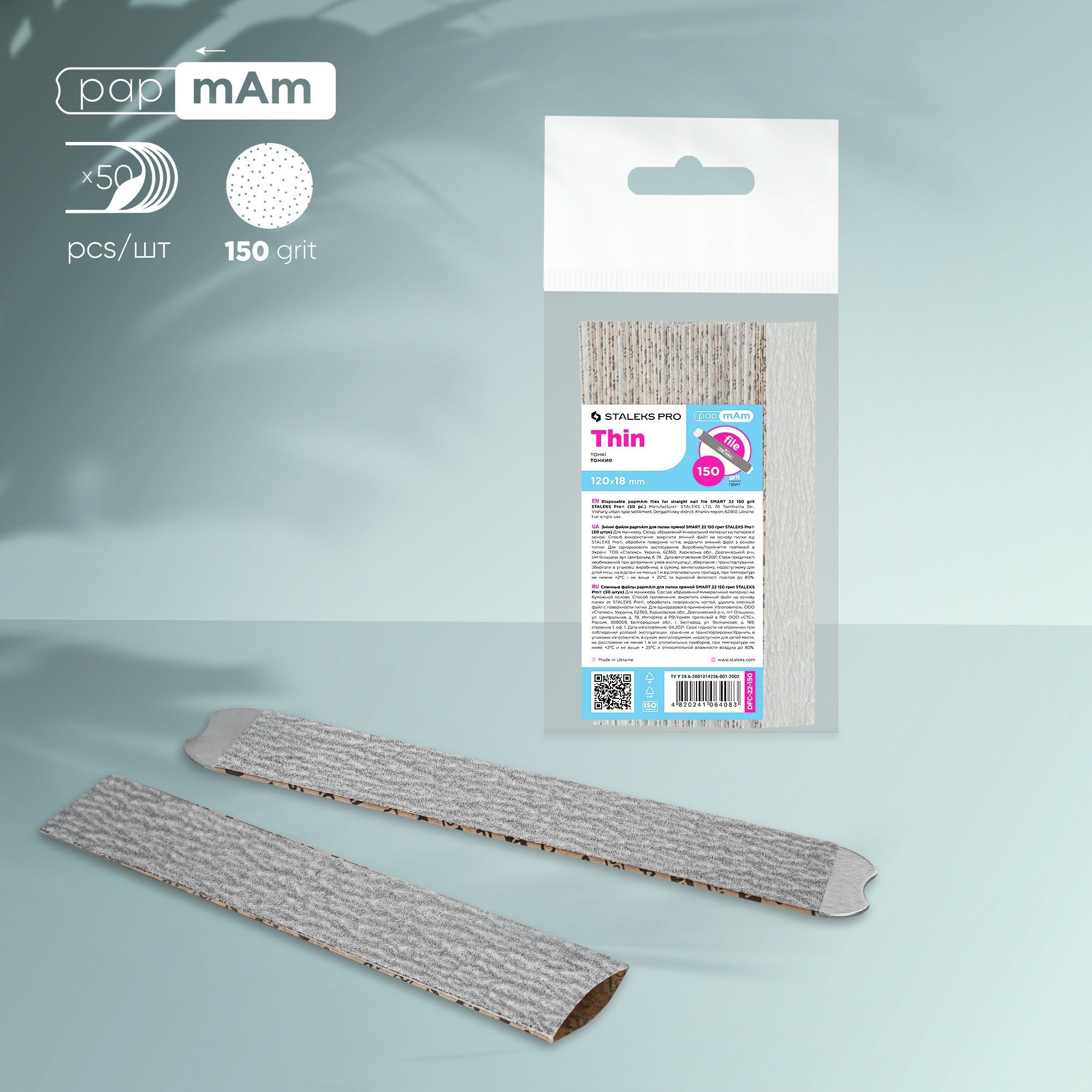 STALEKS SMART 22 papmAm Limas para lijado directo, grano 150 (50 uds.)