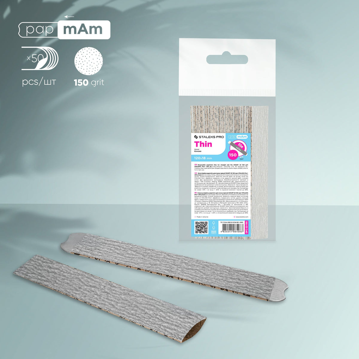 STALEKS SMART 22 papmAm Limas para lijado directo, grano 150 (50 uds.)