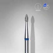 STALEKS EXPERT Fresa de diamante «Gema aguda» azul, diámetro 1,8 mm, parte de trabajo 4 mm