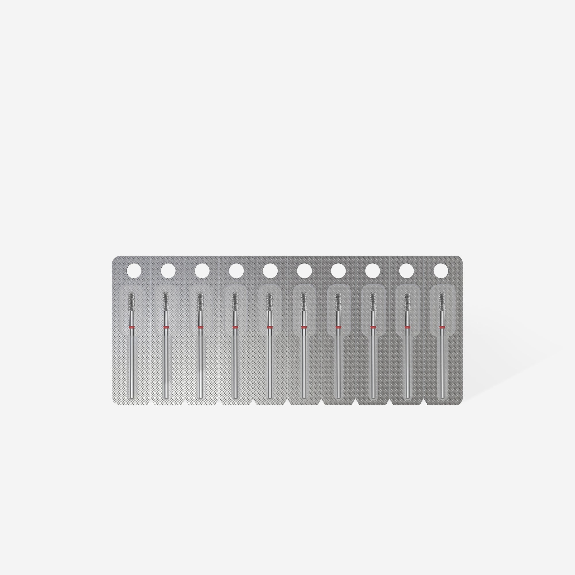 STALEKS EXPERT Fresa diamantada cilindro redondeado roja, diámetro 2,3 mm, parte de trabajo 6,5 mm