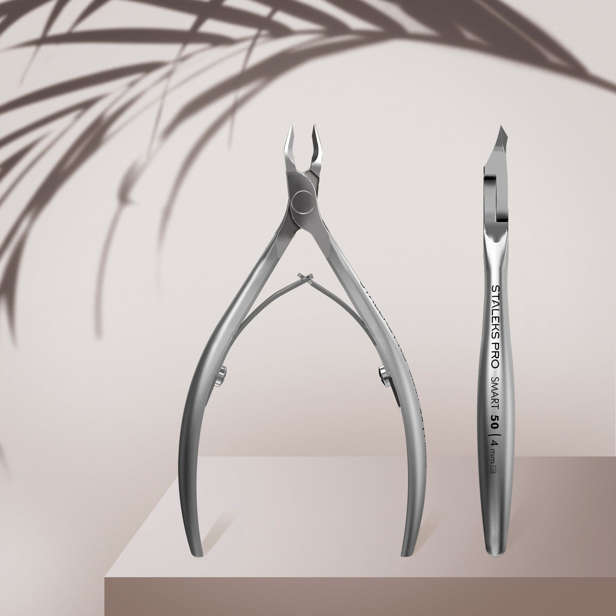 STALEKS SMART 50 Alicates profesionales para la piel, 4 mm