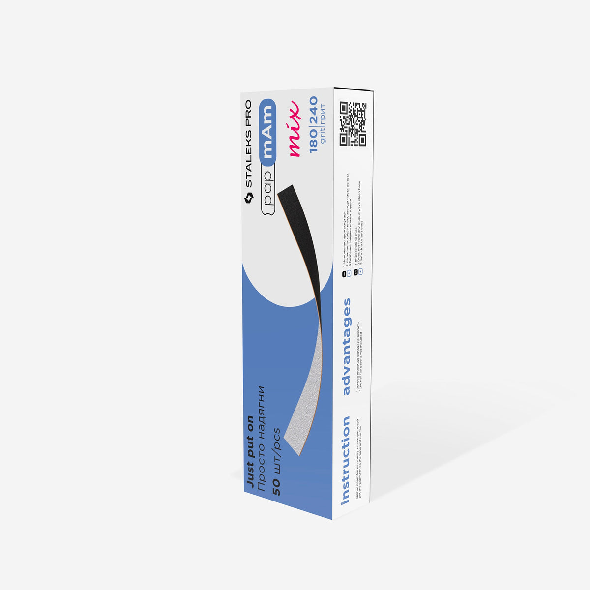STALEKS EXPERT 22 papmAm mix Limas de doble cara para limado recto, grano 180/240 (50 uds)