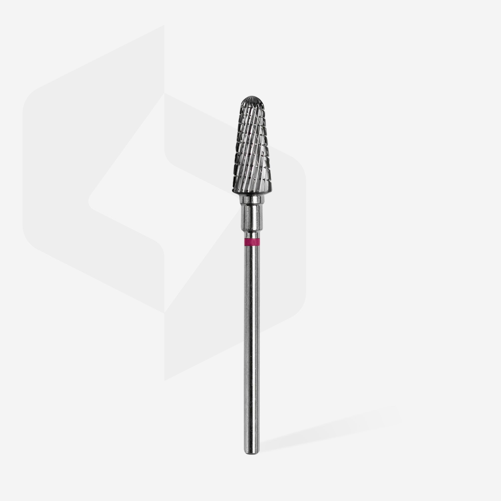 STALEKS EXPERT Carbide nail drill bit frustum purple, head diameter 6 mm, working part 14 mm