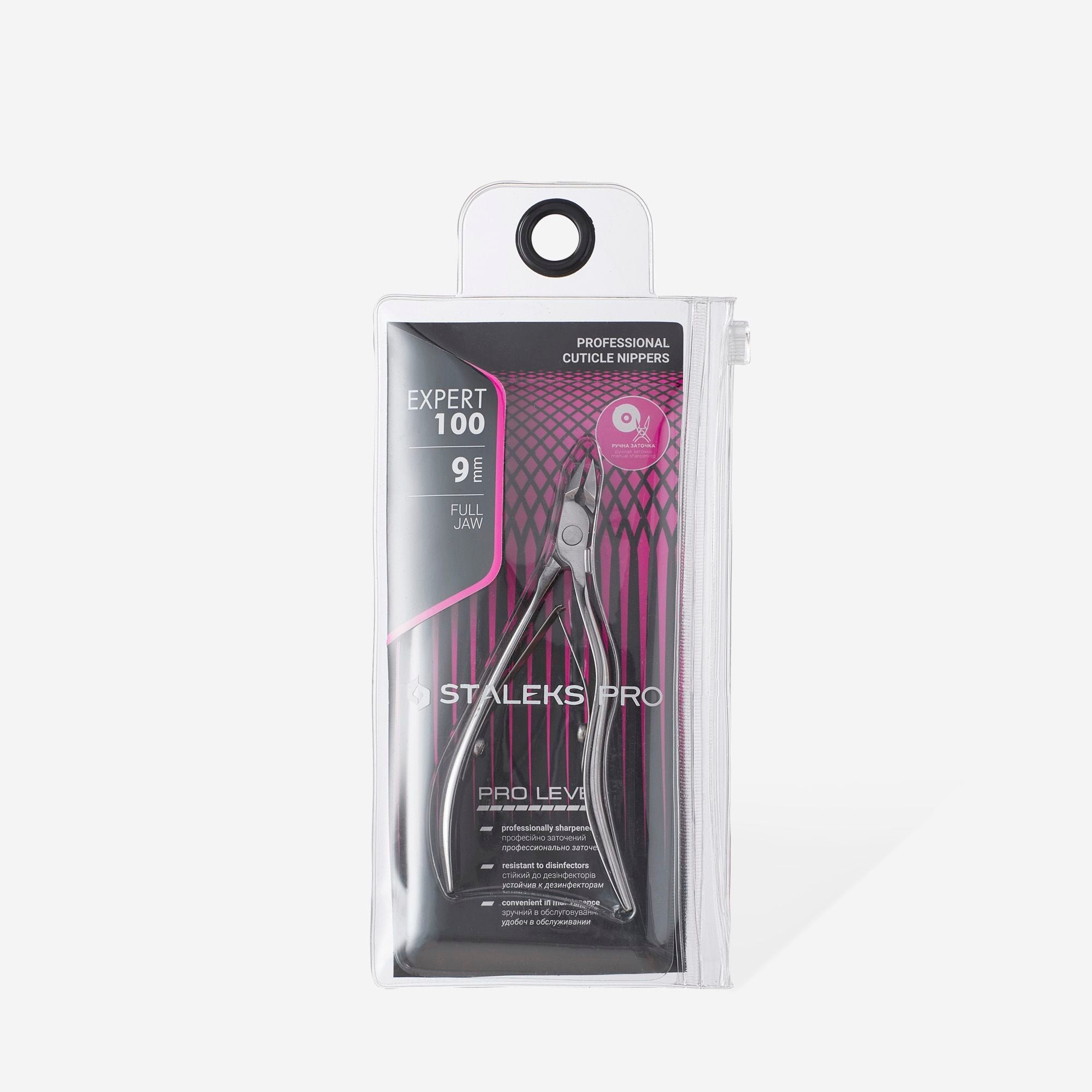 STALEKS EXPERT 100 Professional cuticle nippers, 9 mm