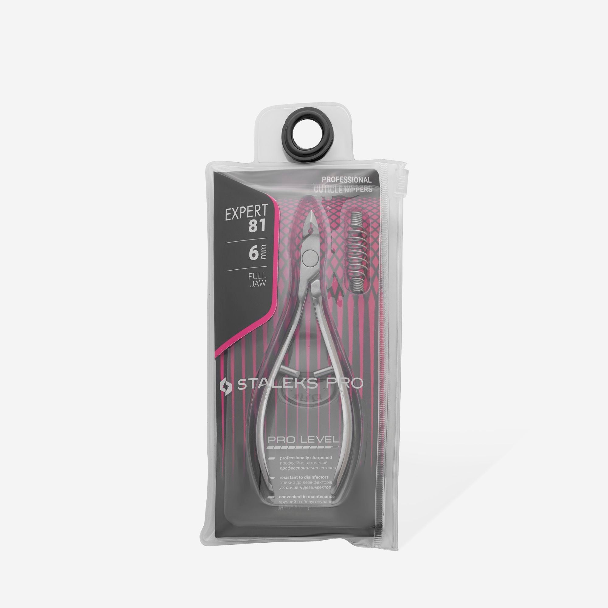 STALEKS EXPERT 81 Alicates profesionales para la piel, 6 mm