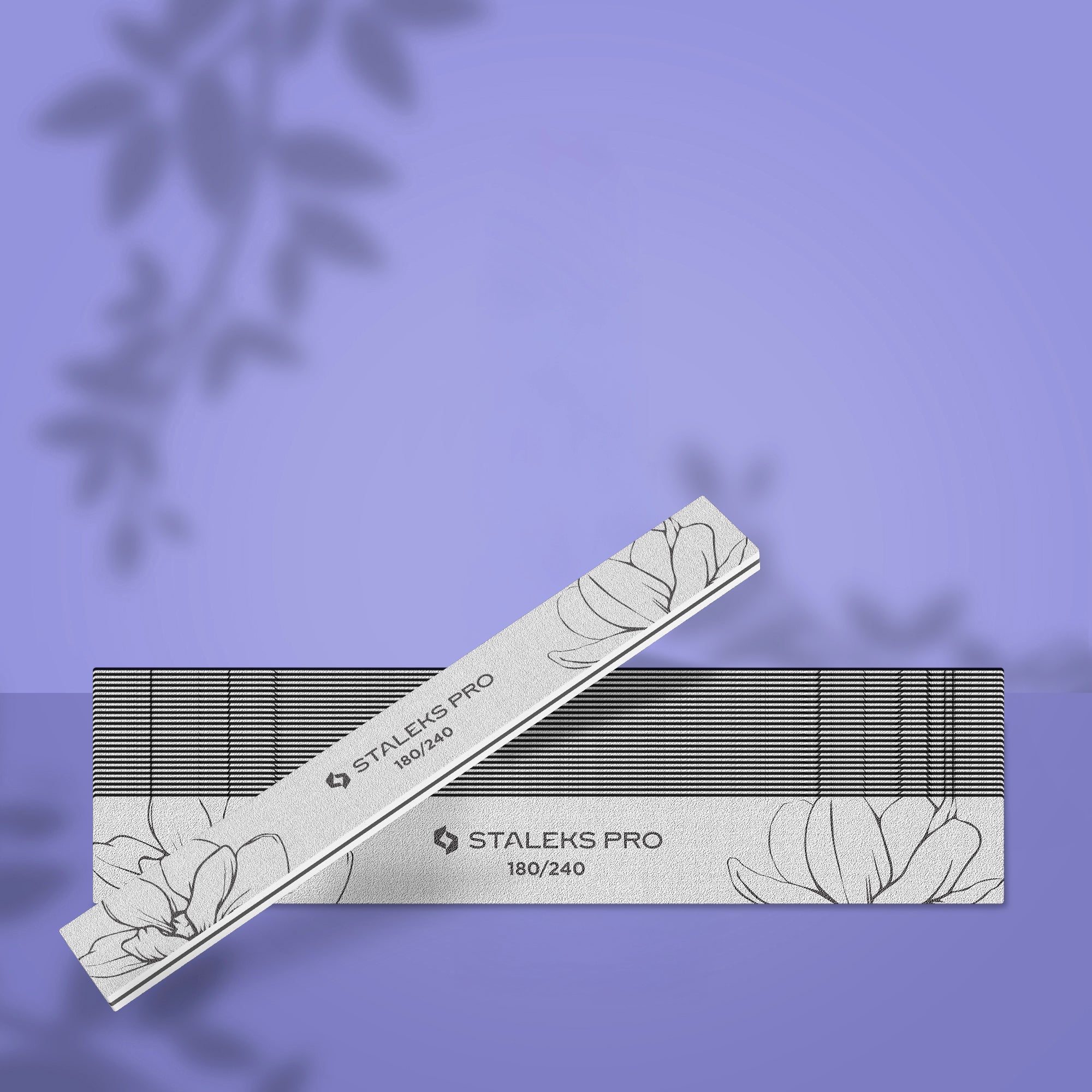 STALEKS EXPERT 20 Straight mineral nail file, 180/240 grit (25 pc)
