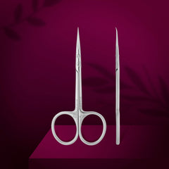 Professional cuticle scissors with hook EXCLUSIVE 23 TYPE 1 (magnolia)