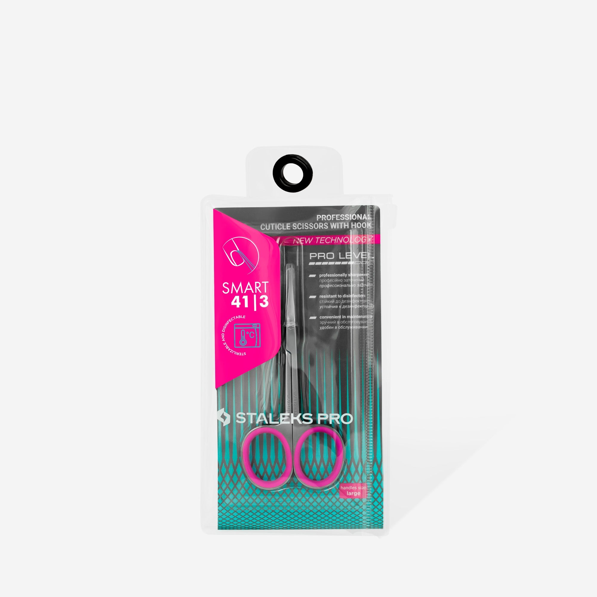 STALEKS SMART 41 TYPE 3 Tijeras profesionales para cutículas con gancho