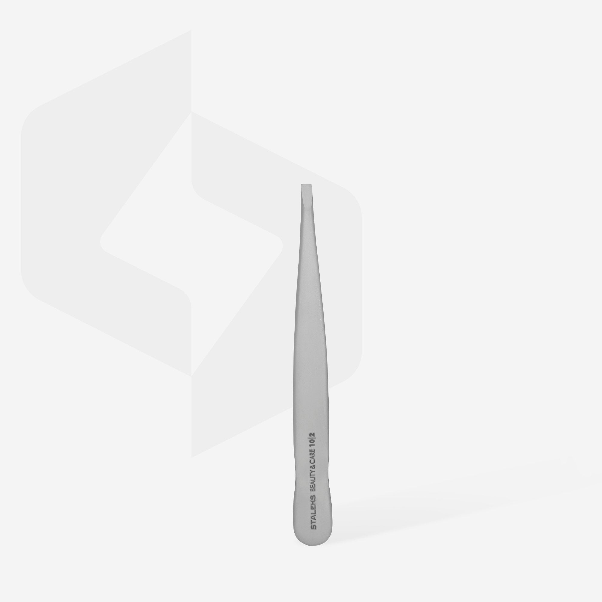 STALEKS BEAUTY & CARE 10 TYPE 2 Eyebrow tweezers narrow straight