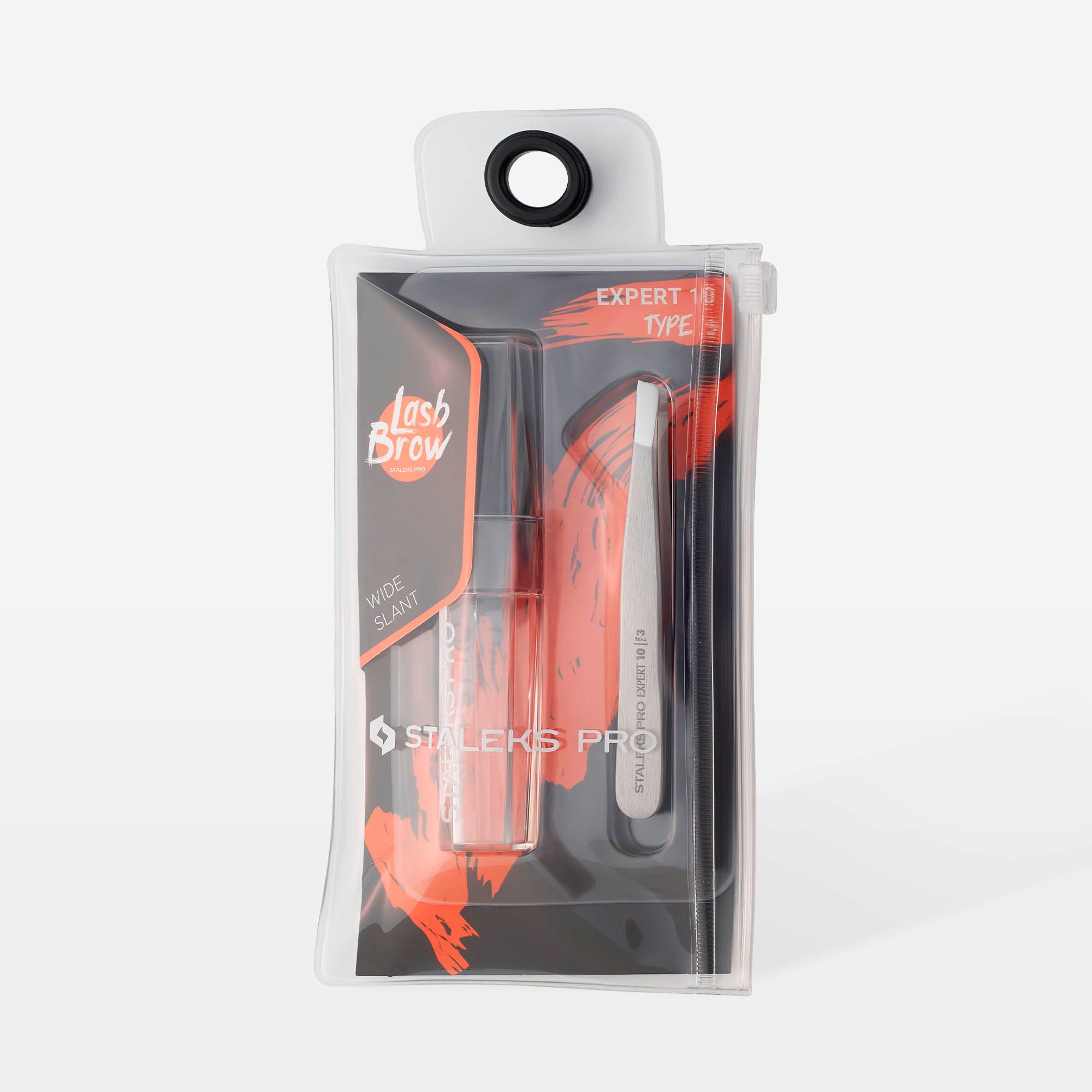 STALEKS EXPERT 10 TYPE 3 Pinzas profesionales para cejas anchas biseladas