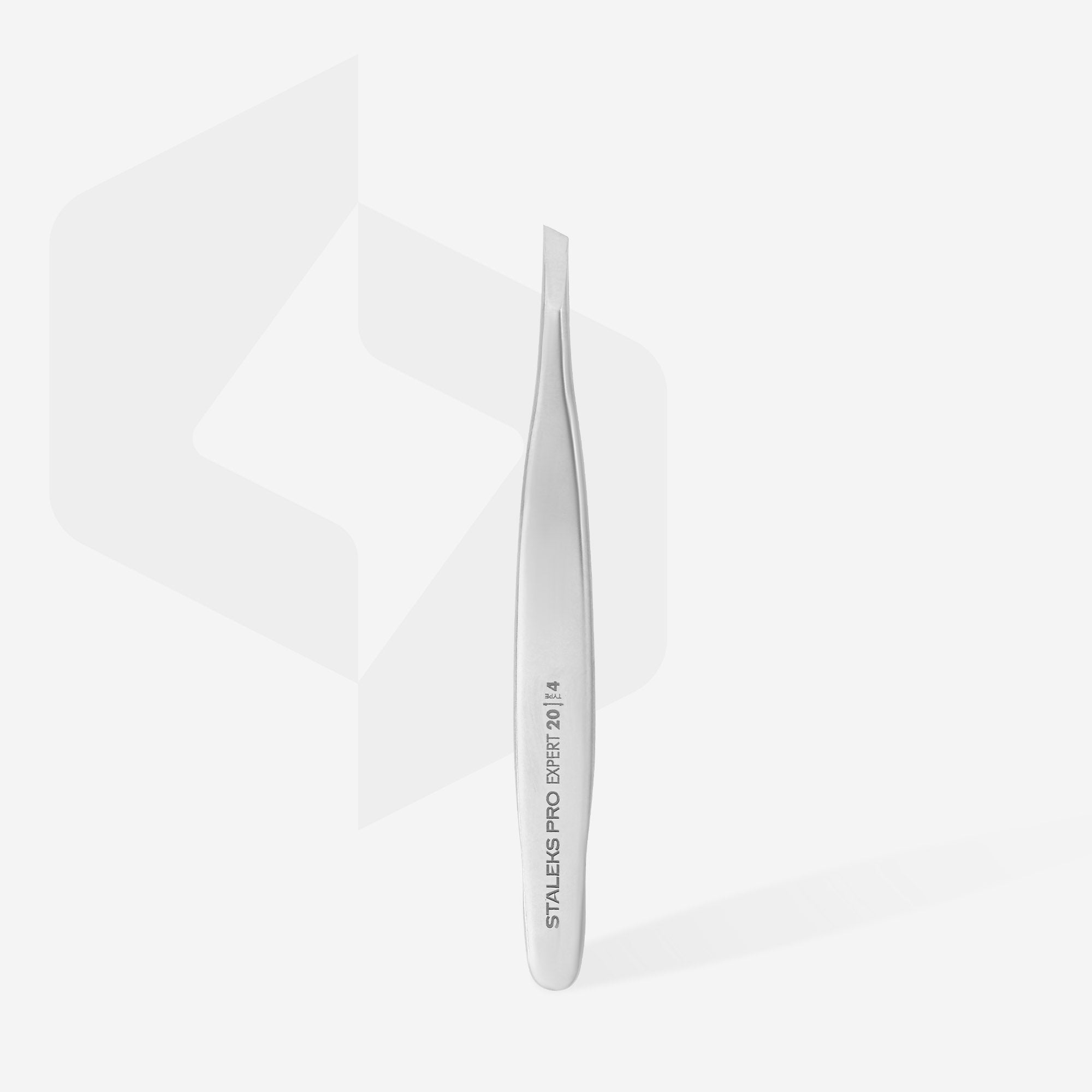 STALEKS EXPERT 20 TYPE 4 Professional eyebrow tweezers narrow beveled
