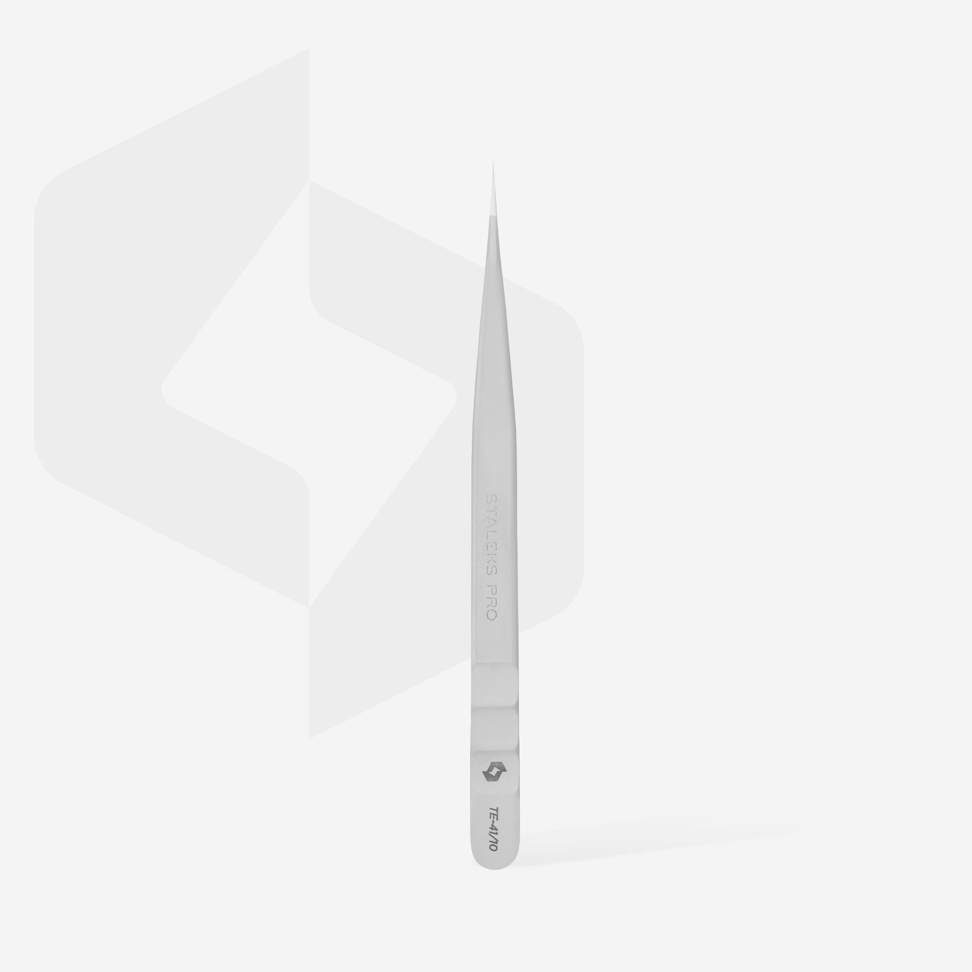 STALEKS EXPERT 41 TYPE 10 Professional lash tweezers with fiber tips, straight