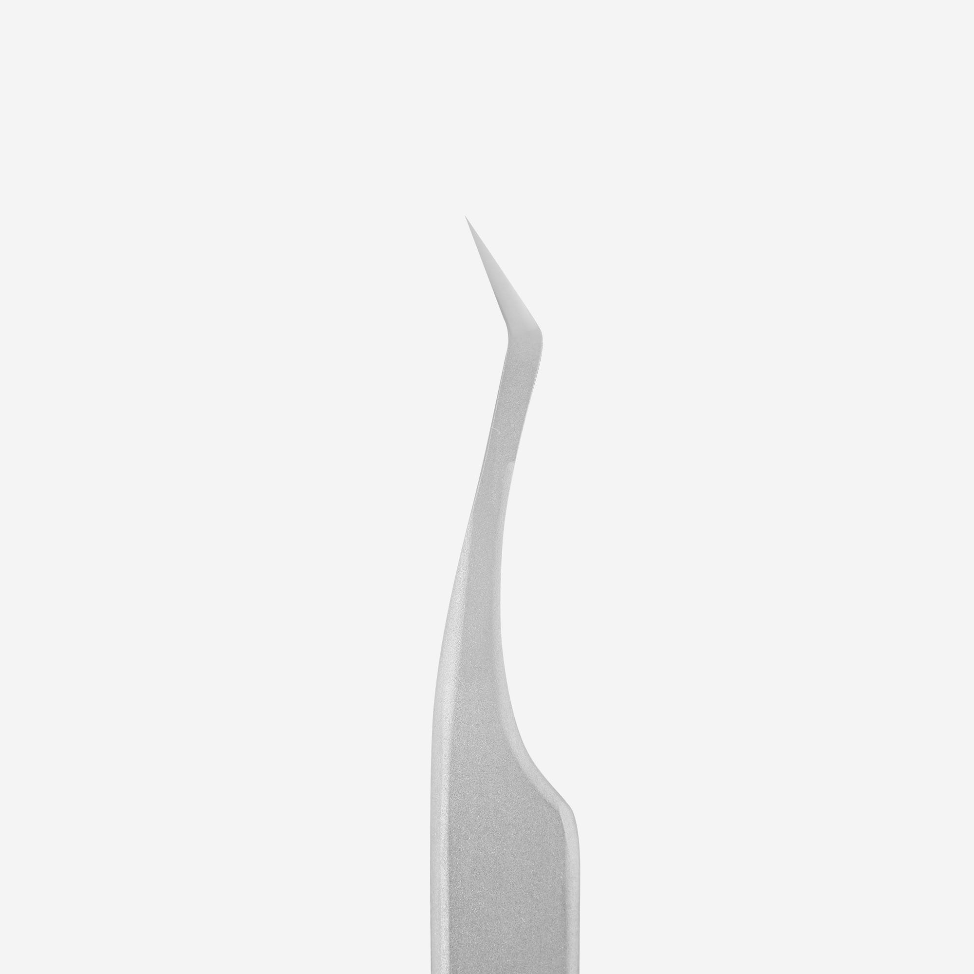 Professional eyelash tweezers EXPERT 41 TYPE 7 (L-shaped, 30')