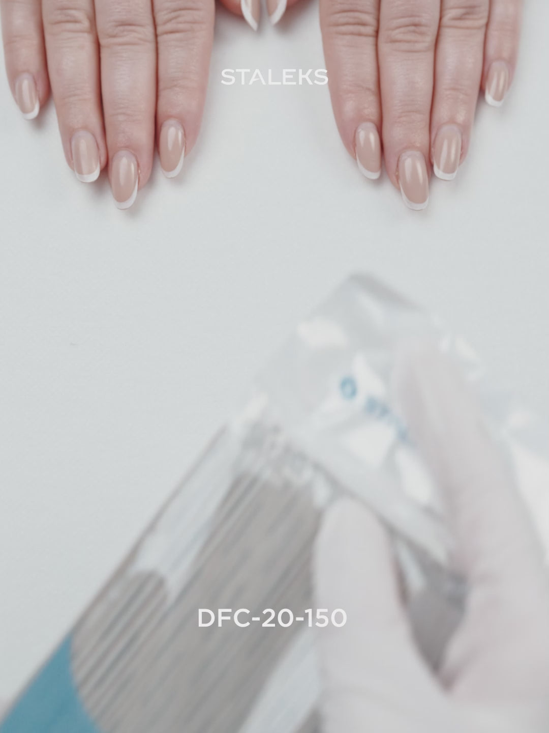Load Video: STALEKS SMART 20 papmAm Nail files for straight base on soft foam layer, 150 grit (30 pcs)