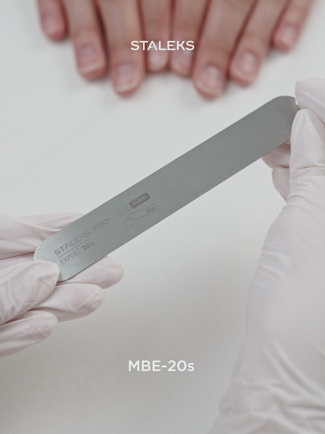 Tải video: Đế kim loại thẳng cho dũa móng EXPERT 20s (130mm).