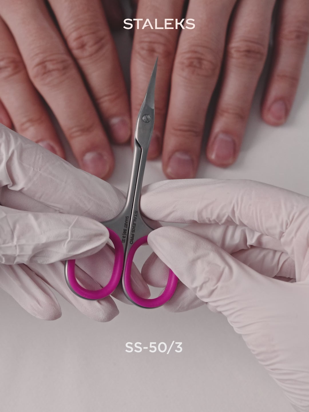 Load Video: STALEKS SMART 50 TYPE 3 Professional cuticle scissors