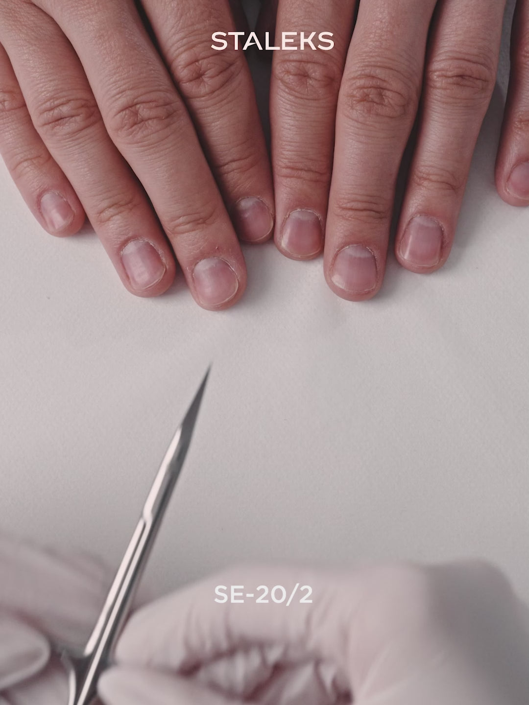 Cargar vídeo: STALEKS EXPERT 20 TYPE 2 Tijeras profesionales para cutículas