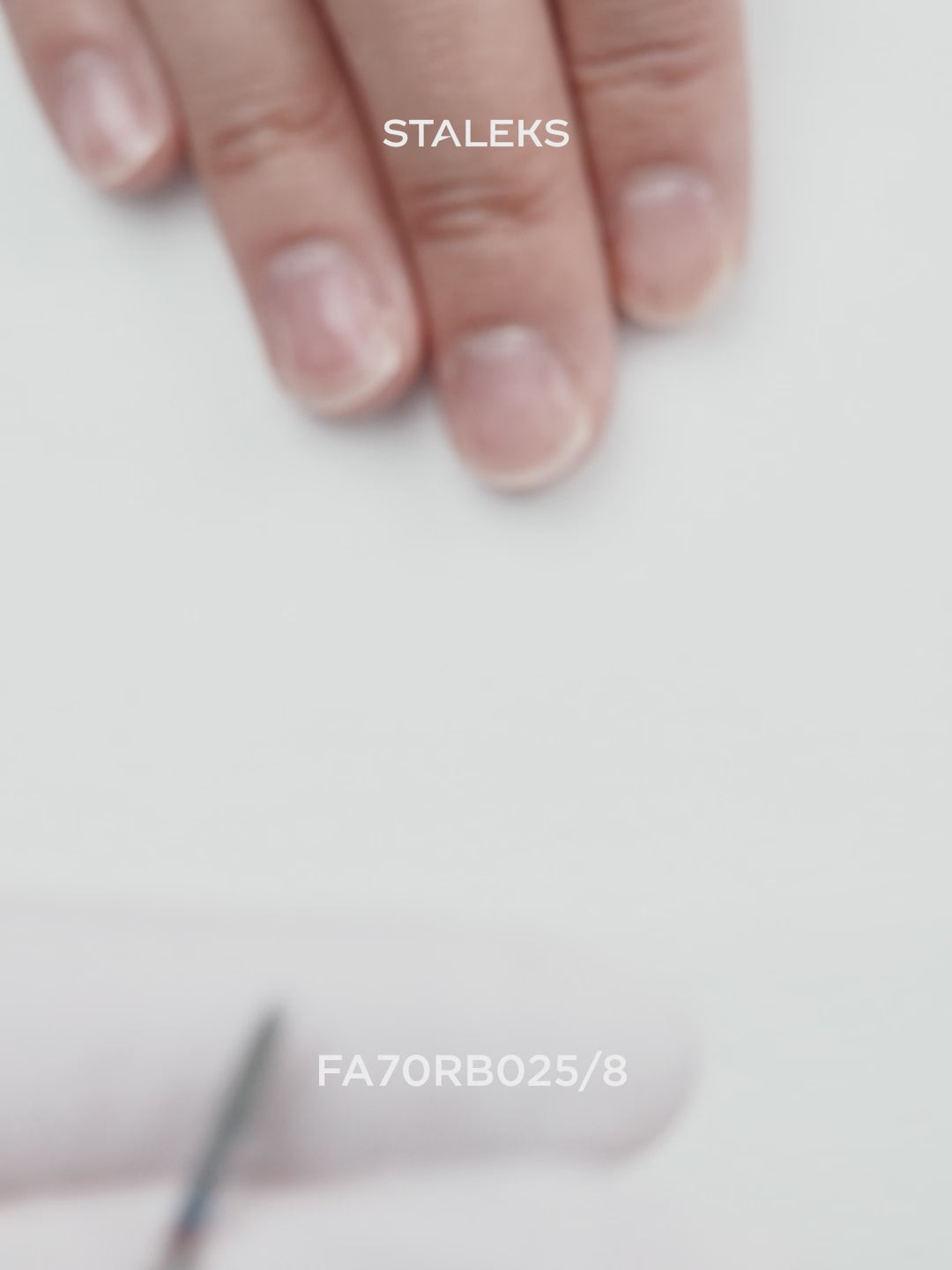 Load Video: STALEKS EXPERT Diamond nail drill bit DUO cone red-blue, head diameter 2,5 mm, working part 8 mm