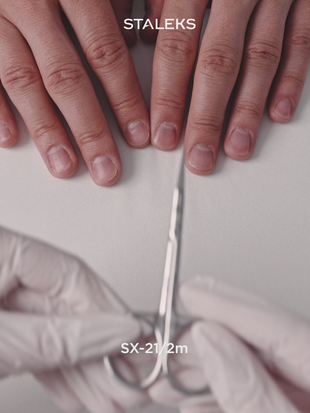 Cargar vídeo: STALEKS EXCLUSIVE 21 TYPE 2 Tijeras profesionales para cutículas con gancho