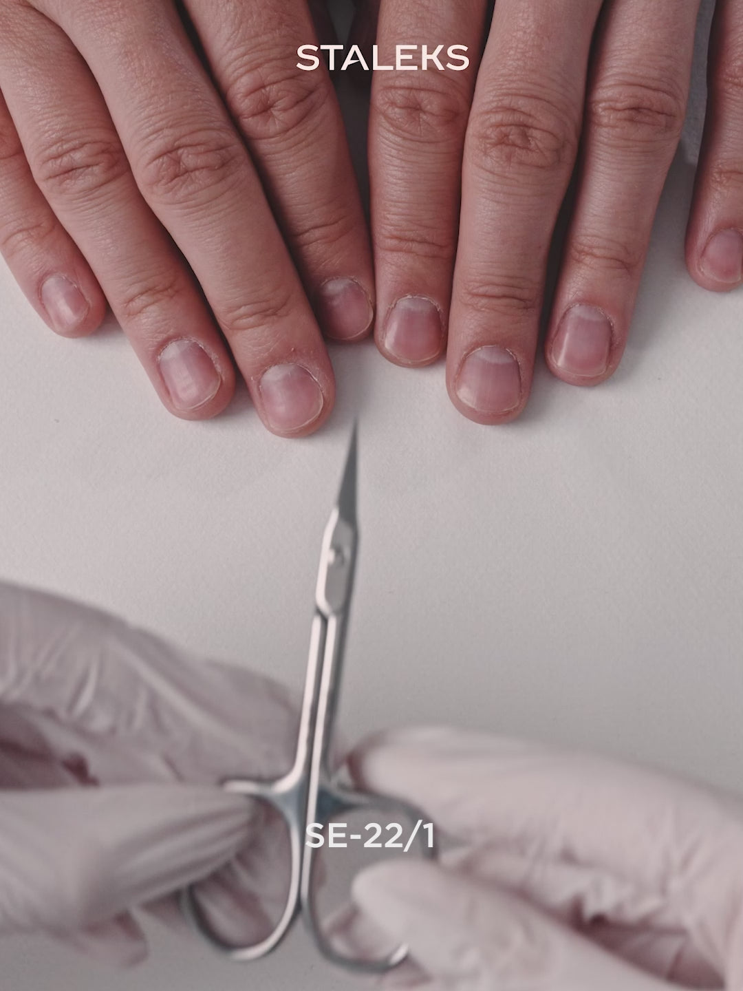Load Video: STALEKS EXPERT 22 TYPE 1 Professional cuticle scissors