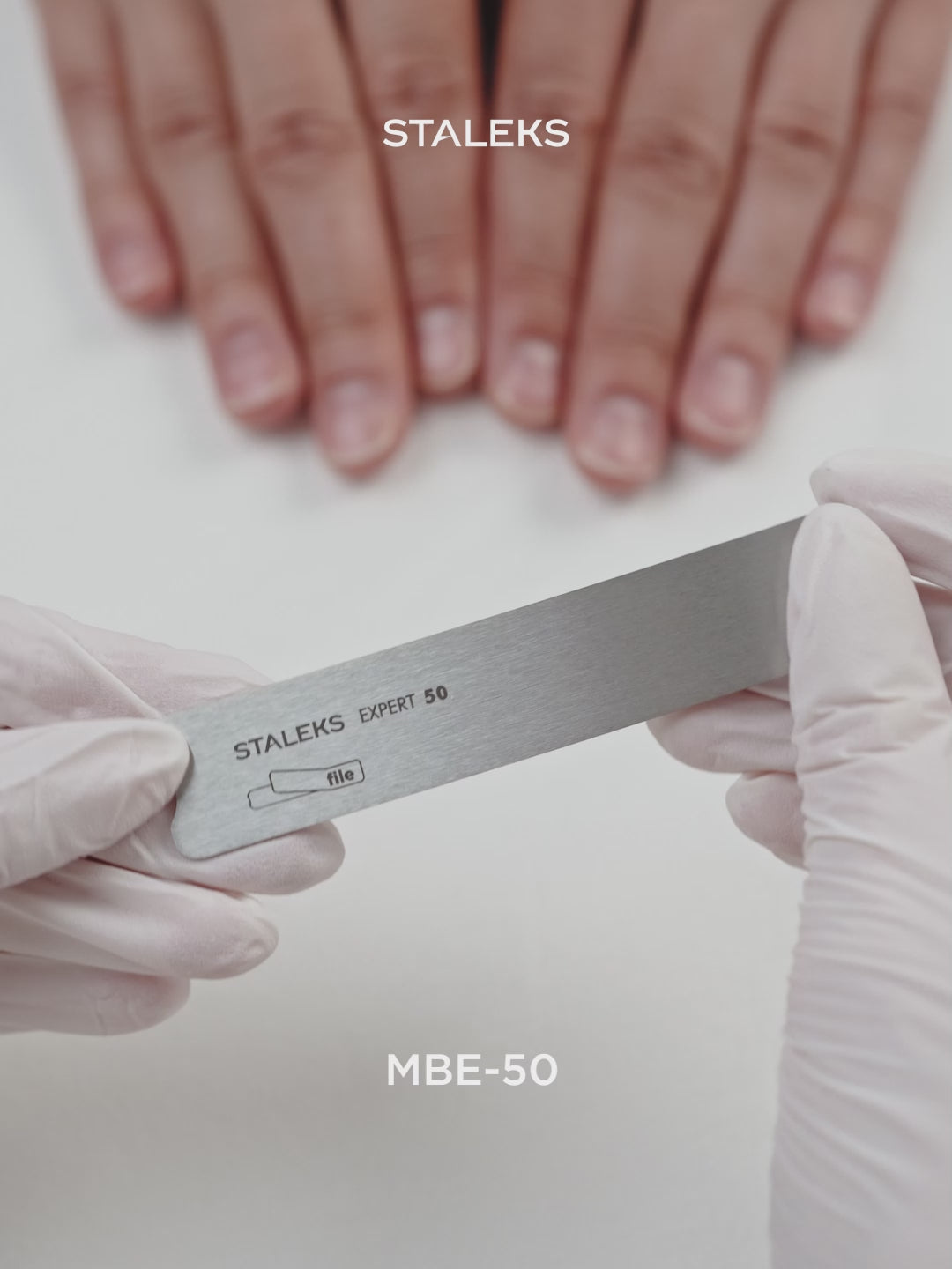 Load Video: STALEKS EXPERT 50 Short metal base for nail file (95 mm)