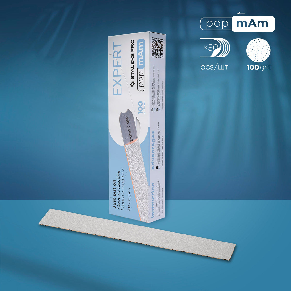 STALEKS EXPERT 20 papmAm Limas para lijado directo, grano 100 (50 uds.)
