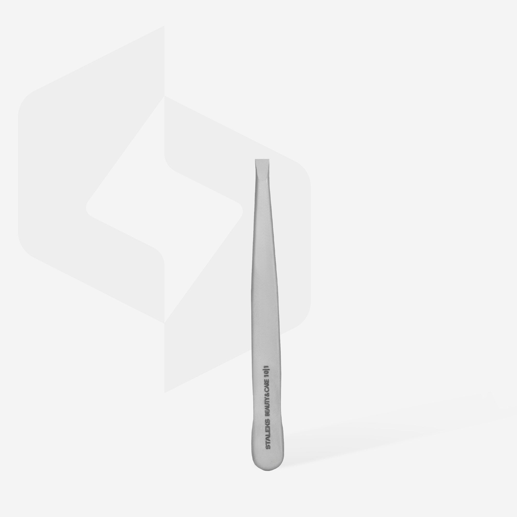 Eyebrow tweezers BEAUTY & CARE 10 TYPE 1 (wide straight)